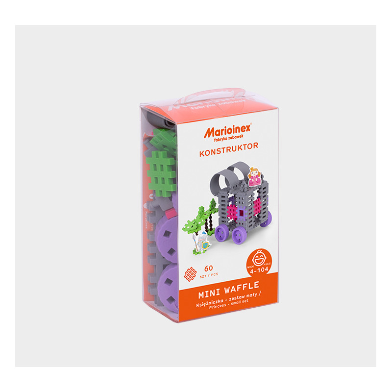 MARIOINEX 903759 Klocki waffle mini Księżniczka mała (blister)