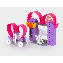 MARIOINEX 903766 Klocki waffle mini - Księżniczka średnia [ blister ]