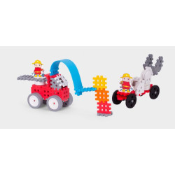 MARIOINEX 903780 Klocki waffle mini Strażak mały (blister)
