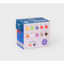 MARIOINEX 904121 Waffle mini koła konstrukcyjne 200 el.