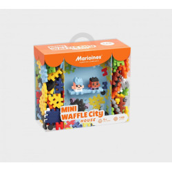 MARIOINEX 904152 Klocki waffle mini - Dom 148 el.