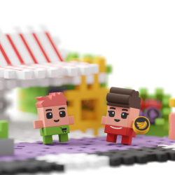 MARIOINEX 904169 Klocki waffle mini - Sklep 148 el.