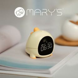 MARY'S MW20529 Budzik mały Dino żółty