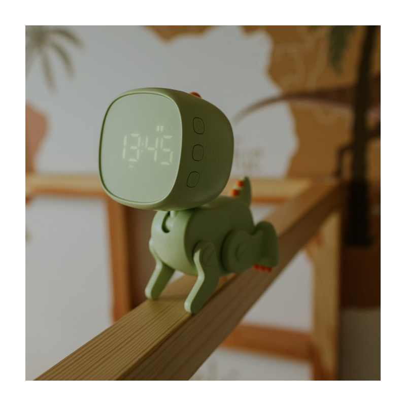 MARY'S MW61057 Budzik Robo Dino różowy