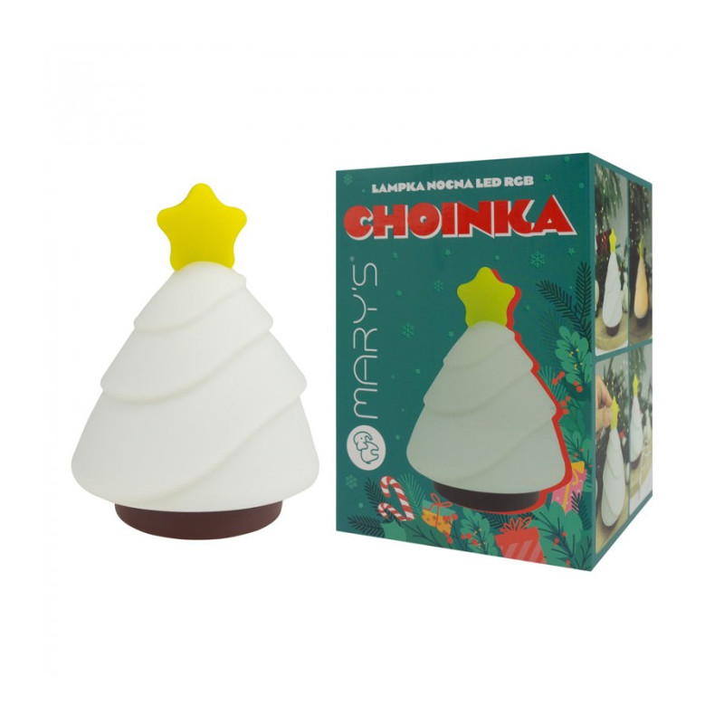MARY'S MW61107 Lampka nocna LED Choinka RGB