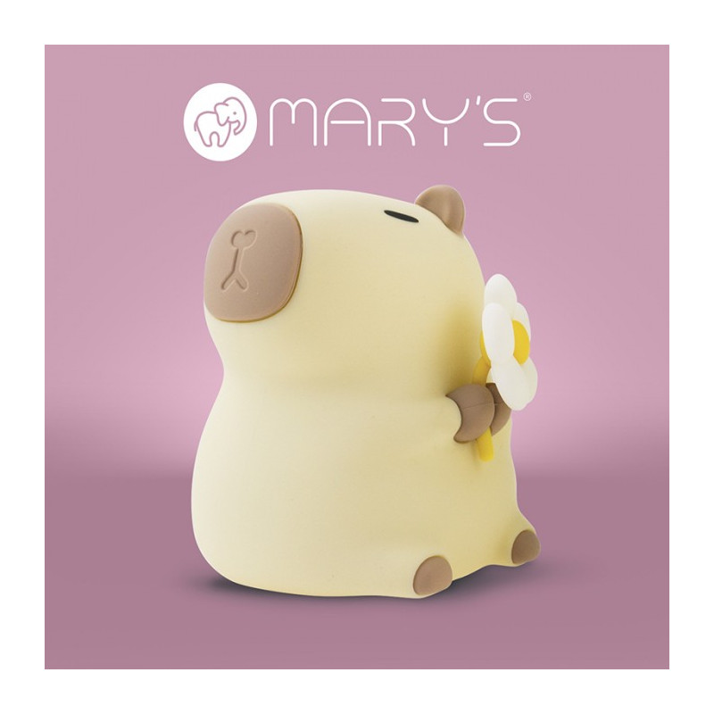 MARY'S MW61108 Lampka nocna led Kapibara Florystka