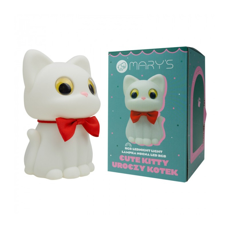MARY'S MW61590 Lampka nocna LED Uroczy Kotek
