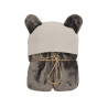 MATEX Kocyk KOALA MUSLIN z kapturkiem 95x95 cm [TB0444_03]