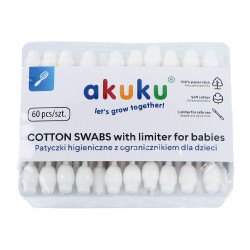AKUKU A0710 Bezpieczne patyczki do uszu dla niemowląt