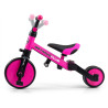 MILLY MALLY  5304 Rowerek 4w1 OPTIMUS Plus pink