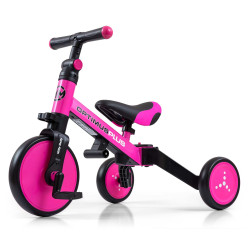 MILLY MALLY  5304 Rowerek 4w1 OPTIMUS Plus pink