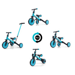 MILLY MALLY  5305 Rowerek 4w1 OPTIMUS Plus blue