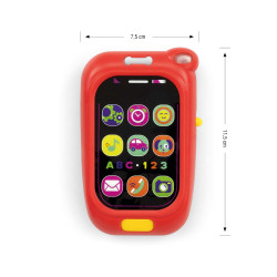 MILLY MALLY 0880 Zabawka muzyczna Pierwszy telefon czerwony