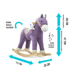 MILLY MALLY 1077 Koń Pony purple
