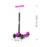MILLY MALLY 1597 Hulajnoga SCOOTER Little Star pink