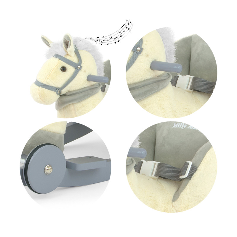 MILLY MALLY 2195 Koń Polly Beige