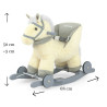 MILLY MALLY 2195 Koń Polly Beige