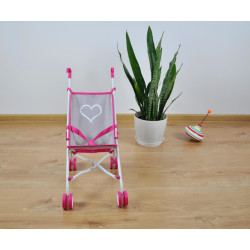 MILLY MALLY 2722 Wózek dla lalek Julia Prestige Pink