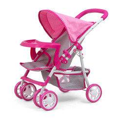 MILLY MALLY 2726 Wózek dla lalek Kate Prestige Pink