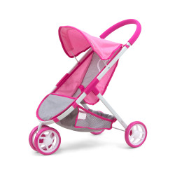 MILLY MALLY 2728 Wózek dla lalek Susie Prestige Pink