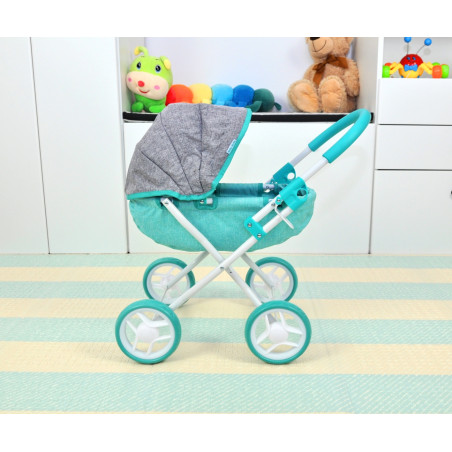 MILLY MALLY 3102 Wózek dla lalek Dori Prestige Mint
