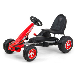 MILLY MALLY 3126 Gokart na pedały Viper Red