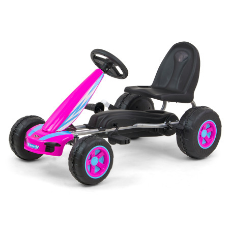 MILLY MALLY 3128 Gokart na pedały Viper Pink