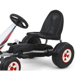 MILLY MALLY 3129 Gokart na pedały Viper White
