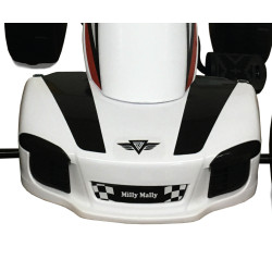 MILLY MALLY 3129 Gokart na pedały Viper White