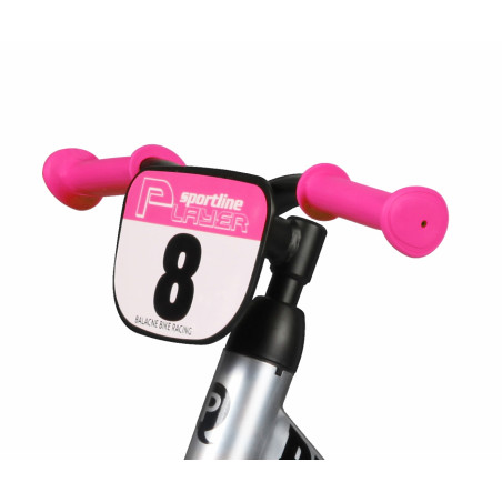 MILLY MALLY 4100 Qplay Rowerek biegowy Player pink