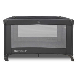 MILLY MALLY 445 Łóżeczko turystyczne Mirage Dark Grey