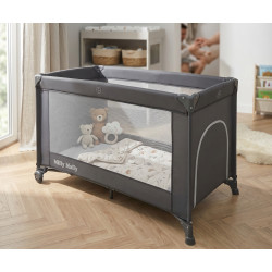 MILLY MALLY 445 Łóżeczko turystyczne Mirage Dark Grey