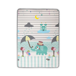 MILLY MALLY 4684 Mata piankowa zwijana Kinder Digits and Elephant