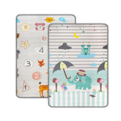 MILLY MALLY 4684 Mata piankowa zwijana Kinder Digits and Elephant