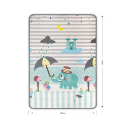 MILLY MALLY 4684 Mata piankowa zwijana Kinder Digits and Elephant