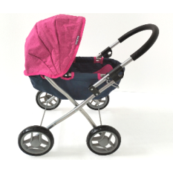 MILLY MALLY 4749 Wózek dla lalek Dori Prestige Navy