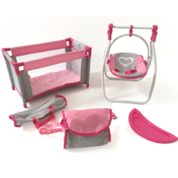 MILLY MALLY 4754 Zestaw dla lalek Elsa Prestige Pink