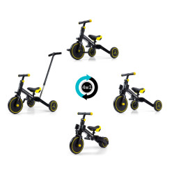 MILLY MALLY 5308 Rowerek 4w1 OPTIMUS Plus black