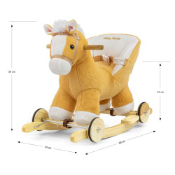 MILLY MALLY 5466 Koń Polly Light Brown