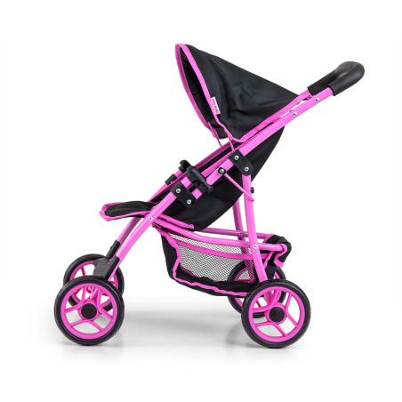 MILLY MALLY 5519 Wózek dla lalek Natalie Prestige Black