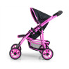 MILLY MALLY 5519 Wózek dla lalek Natalie Prestige Black