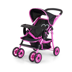 MILLY MALLY 5520 Wózek dla lalek Kate Prestige Black