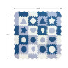 MILLY MALLY 5618 Mata piankowa puzzle Jolly 4x4 Shapes - blue
