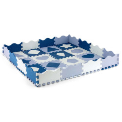 MILLY MALLY 5618 Mata piankowa puzzle Jolly 4x4 Shapes - blue