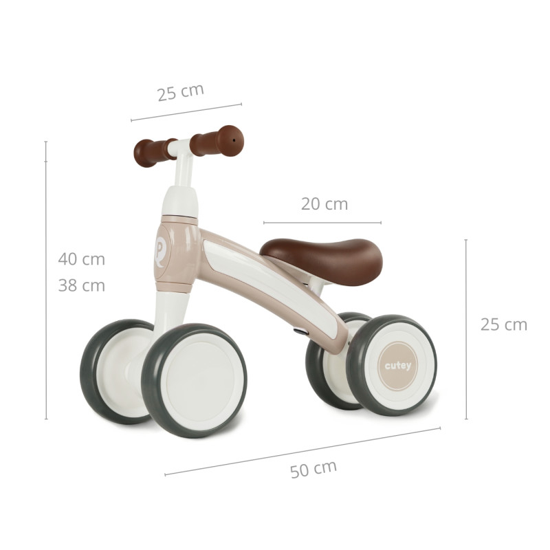MILLY MALLY 5685 Qplay Pojazd Cutey Retro beżowy