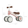MILLY MALLY 5688 Qplay Pojazd Cutey Retro pink
