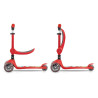 MILLY MALLY 5752 Hulajnoga Scooter FUZZY red