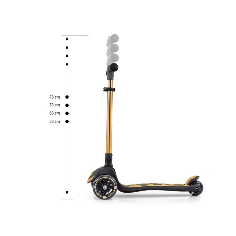 MILLY MALLY 5924 Hulajnoga SCOOTER Boogie golden