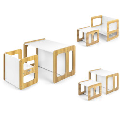 MILLY MALLY 6094 Zestaw mebli Stella 3w1 Natural