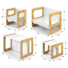 MILLY MALLY 6094 Zestaw mebli Stella 3w1 Natural